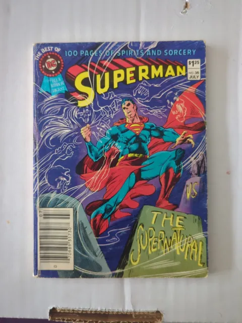 BEST OF DC BLUE RIBBON DIGEST #38, SUPERMAN 1983 G/VG condition
