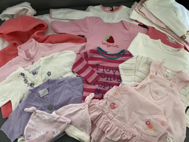 Baby Girl Clothes Bundle 21 Items, 3-6 Months, Next, Gap, M&S, Mini Mode Etc.