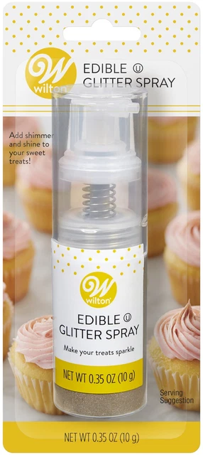 Spray glitter commestibile 0,35 once oro rosa -W30009