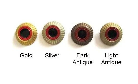ORIGINAL POST-WAR GERMAN Army Cockade Metal Gold Antique Silver OPTION ...