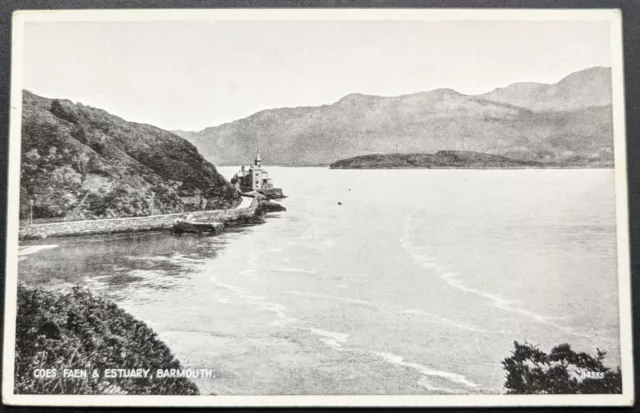 Coes Faen & Estuary Barmouth, Gwynedd, Wales Valentines Postcard