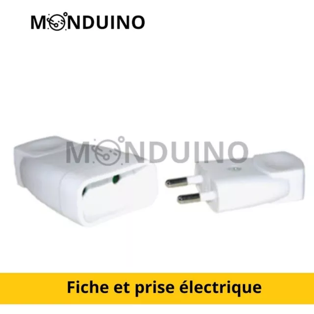 PRISE ELECTRIQUE MALE - Fiche electrique - Prise male - Prise male 220 V -  Fiche EUR 18,49 - PicClick FR