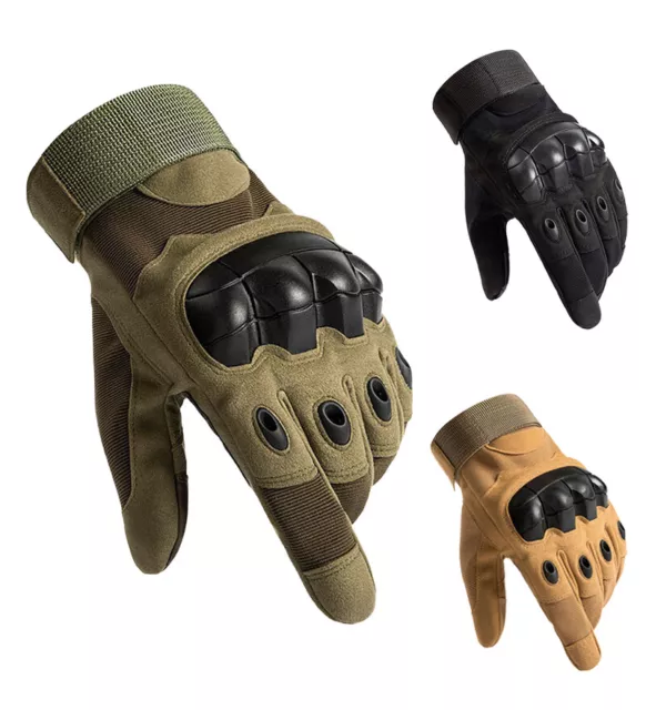 Tactical Safety Work Gloves Knuckle Protection Utility Heavy Duty Mechanic Wear