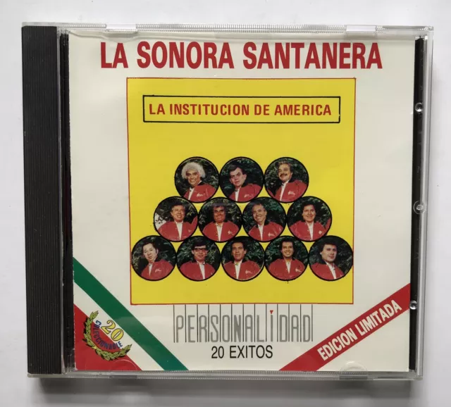 CD LA SONORA Santanera “20 Exitos Personalidad” Edicion Limitada 