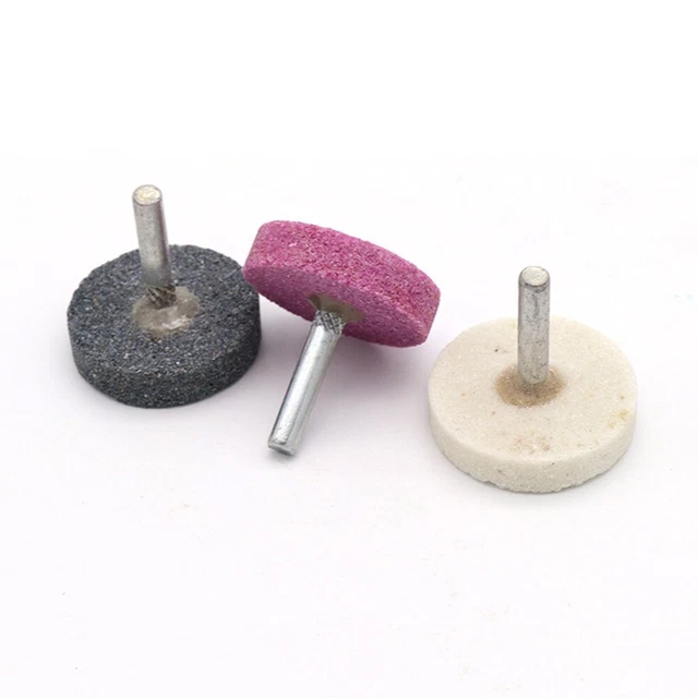 Disco de lijado como bucle de formación tipo T 5 piezas 6 mm cromo corindón noble gris