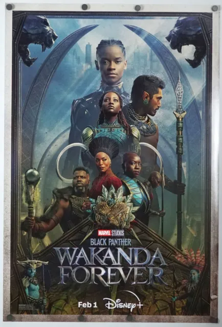 Black Panther Wakanda Forever original DS movie poster - 27x40 D/S D+ Style US