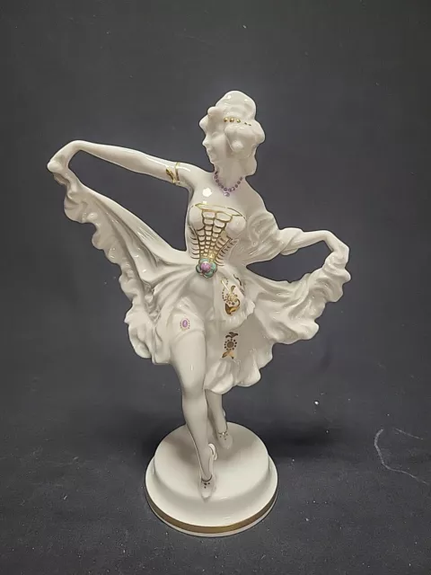 Hutschenreuther K. Tutter Art  Deco Porzellan Figur 27,5 cm.