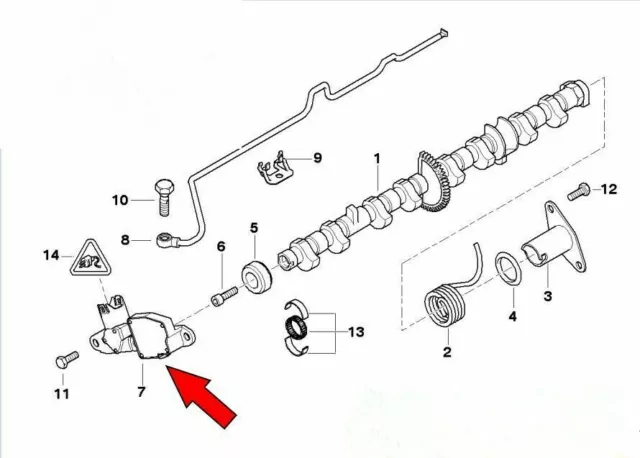 Eccentric Shaft Sensor for BMW 1' E81 E87 118i 120i 3' E90 E91 E46 #11377513783 3