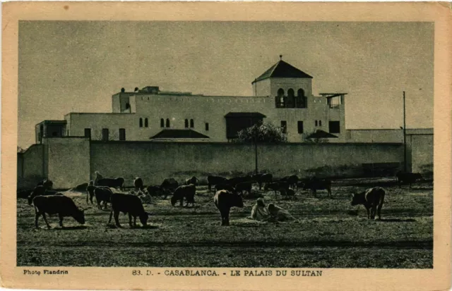 CPA AK CASABLANCA Le Palais du Sultan MAROC (824592)