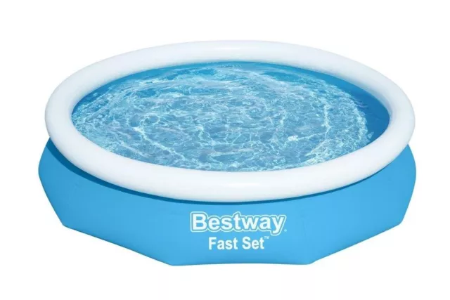 Swimming Pool Garden Bestway Fast Set Inflatable 10Ft X26" 305x66cm