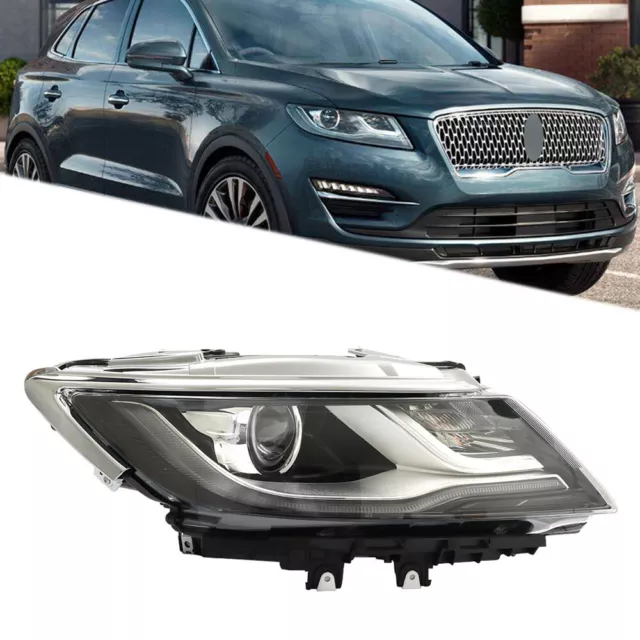 For 2015-2019 Lincoln MKC HID/Xenon LED DRL Projector Headlight Headlamp RH Side