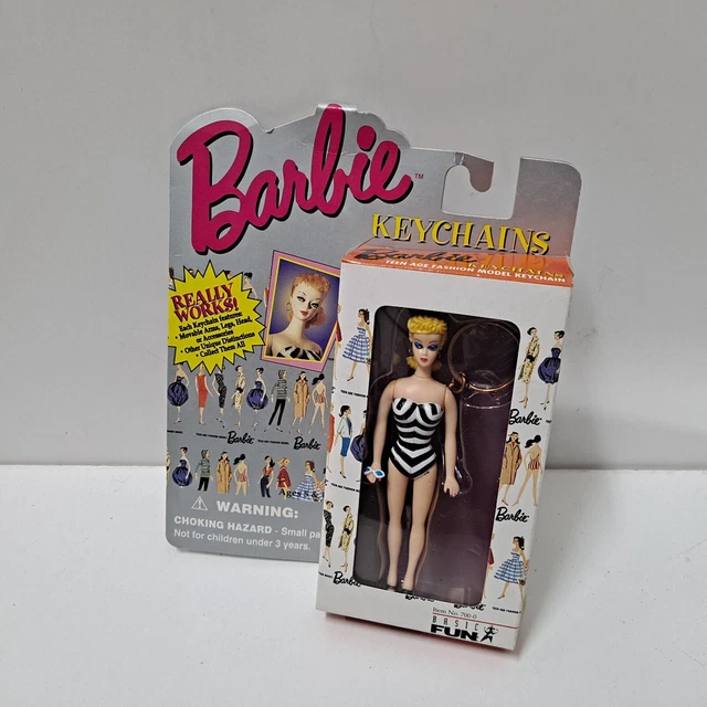 1995 Basic Fun Barbie Keychains Classic Original Barbie NIP NIB 1995 Basic Fun Barbie Keychains Classic Original Barbie NIP NIB