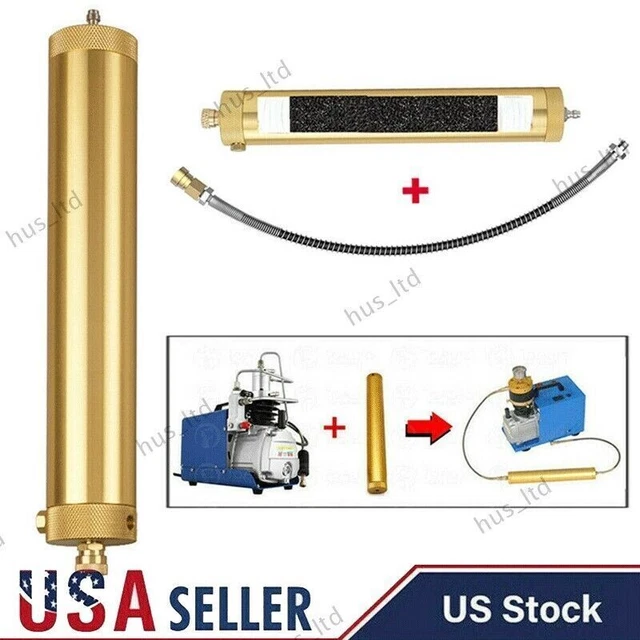 Filtro Alta Pressione 30mpa Separatore Olio-Acqua Per Compressore - Filtro 4500Psi, Alluminio Separatore Acqua Olio - Foto 4