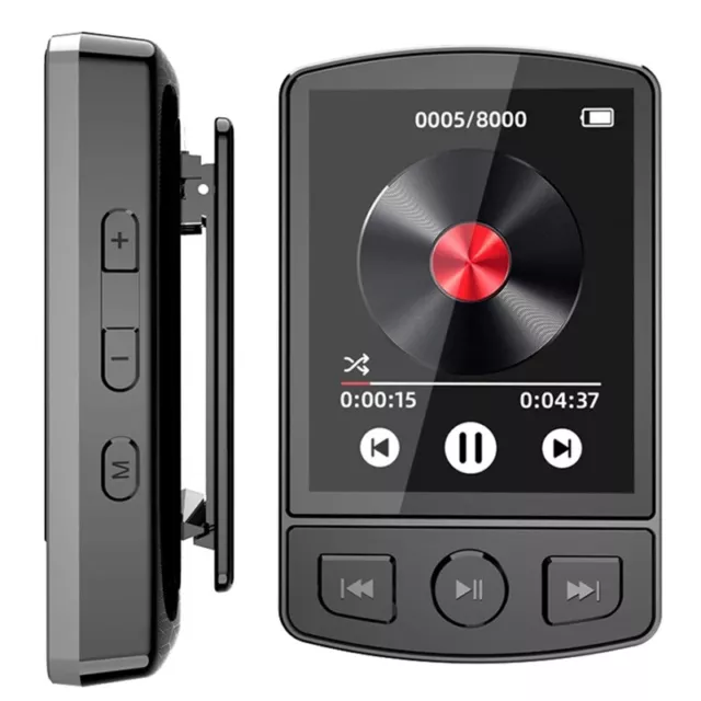 Clip ArrièRe Sport Bluetooth Enregistrement MP3/MP4 E-Book RéVeil FM Prend 9554