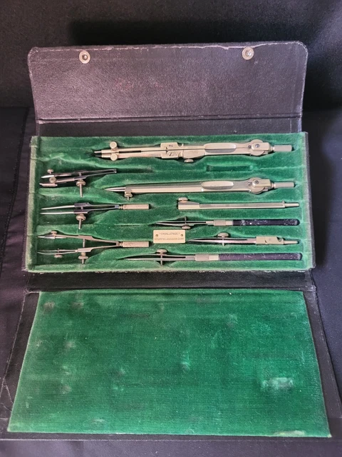 VTG Keuffel & Esser Co. 'CHALLENGE' Compass DRAFTING TOOL Set