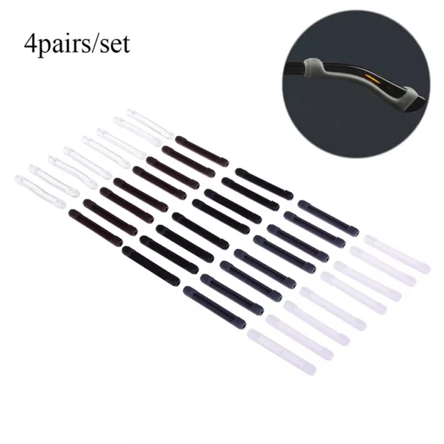 4pairs/set silicone glasses eyeglasses holder neck cord strap ear grip hoFRFR