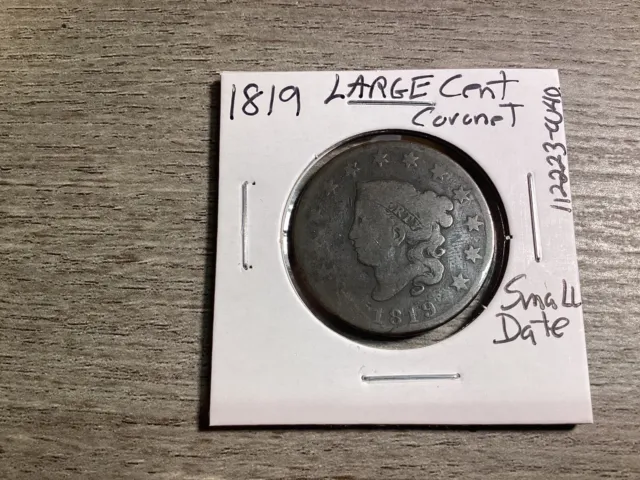 1819 Large CentCoin-Coronet Liberty Head (Small Date)-112223-0040