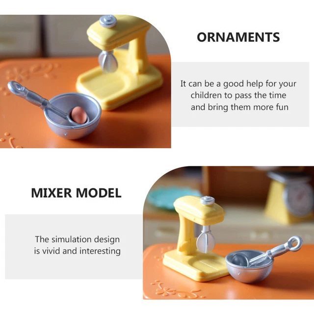 2 PCS MINI Mixer Toy Blender Children's Kitchen Great Choice Cognitive