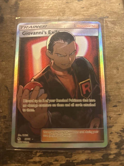 giovanni's exile pokemon card value POKMON 2019 GIOVANNI'S EXILE (SUN & MOON HIDDEN FATES) #67 PSA GEM MT