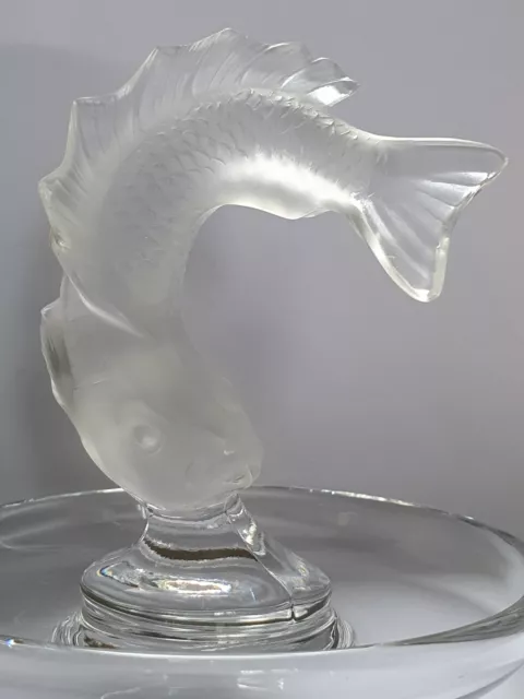 Lalique France Baguier poisson - Baguier signé cristal LALIQUE