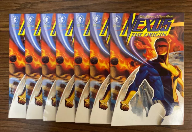 Nexus The Origin #1 Dark Horse Comics 1992 Lot Of 7
