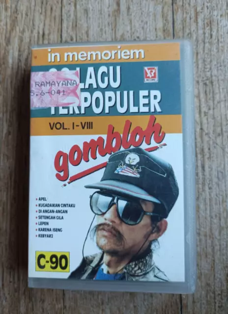 Gombloh 20 Lagu Terpopuler Cassette Audio Tape K7 Official Indonesia Press K7 Mc