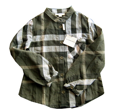 Burberry Camicia Burberry Taglia 39 Colletto Coreano Anni 90 