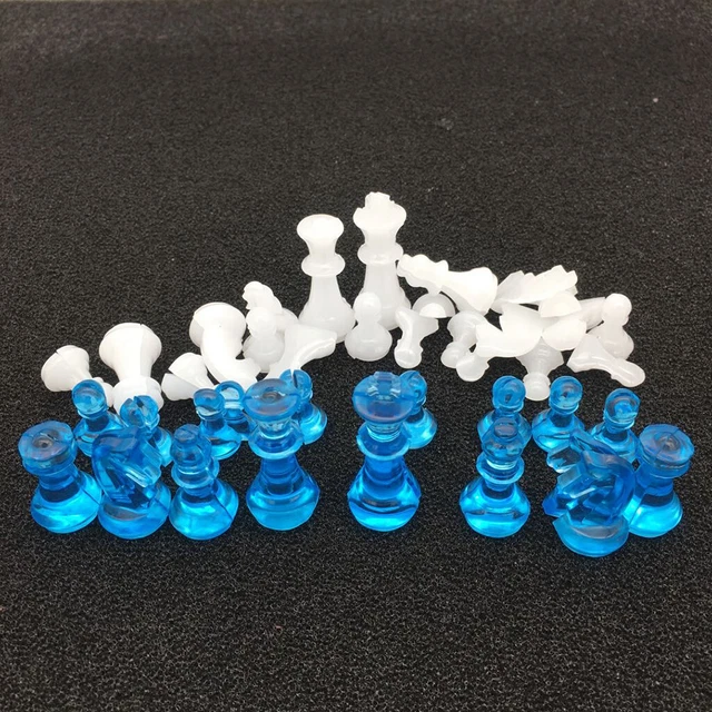DIY Kristall Schach Ornamente Silikonform für Harz Casting handgemachte
