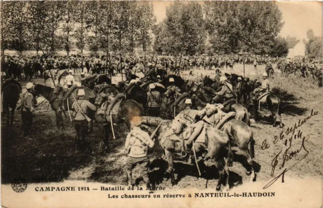 CPA AK Militaire - Bataille de la Marne - Les Chasseurs (695927)