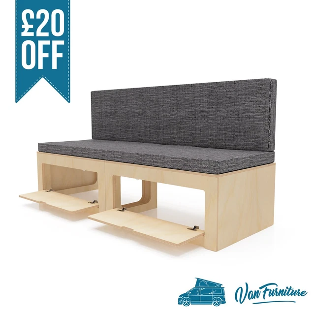 LARGE PLY SLIDING Camper Van Bed Vivaro, Movano, Sprinter VW T4 T5 T6