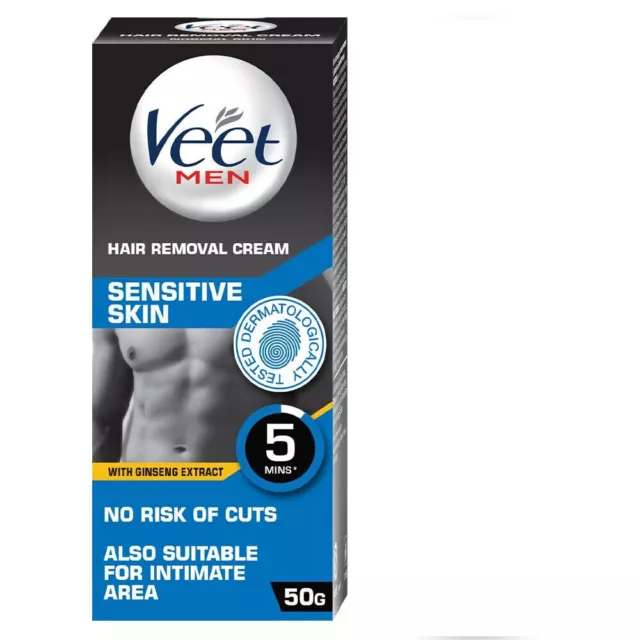 Veet Hair Removal Cream for Men for Sensitive Skin  50g