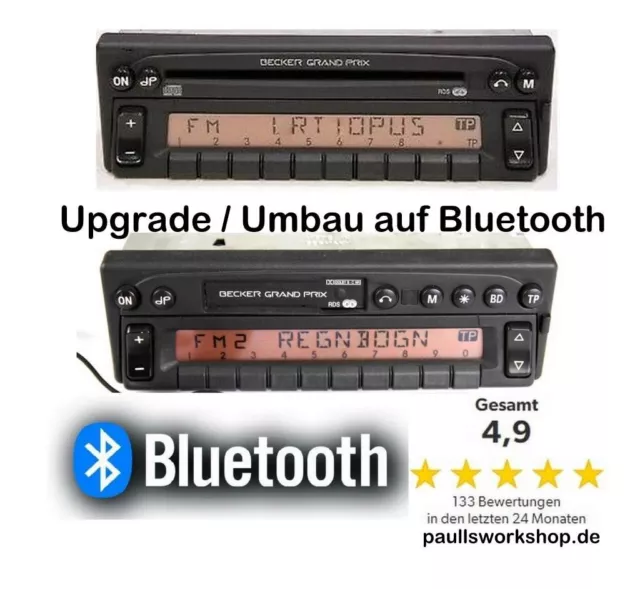 Modernisierung Umbau Becker Grand Prix  2000 BE2237 Bluetooth 5.0 + Aux