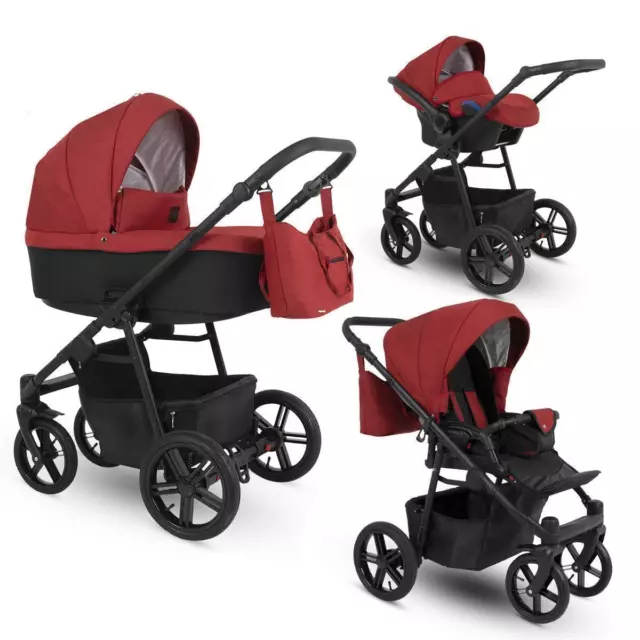 Poussette en option siège auto et Isofix jusqu'à 22 KG Picca by Lux4Kids