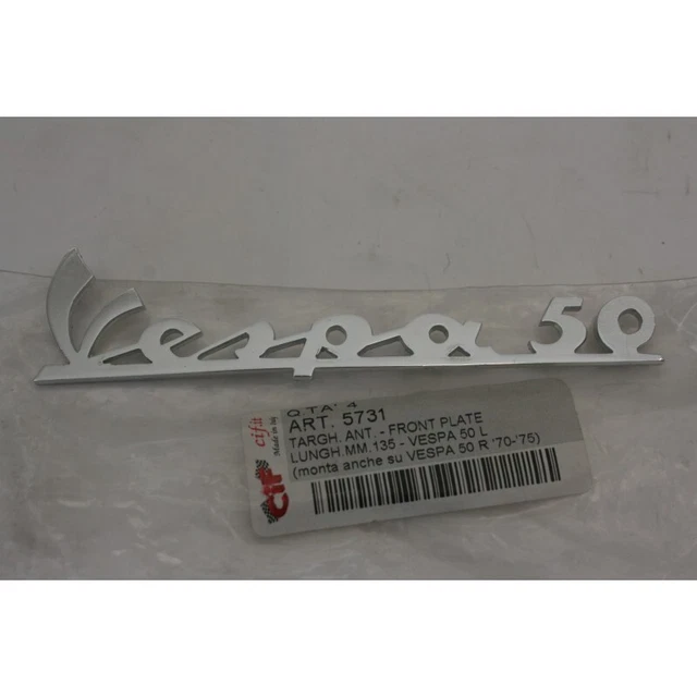 Support Plaque Immatriculation Piaggio 50 Ciao P2R - Adaptable Et Robuste