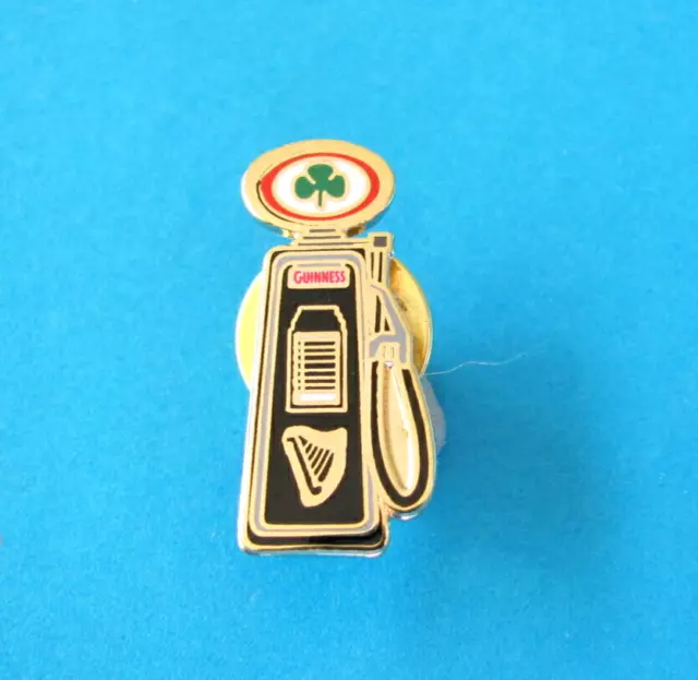 Guinness Petrol Pump Pin badge. VGC. Unused. Enamel.