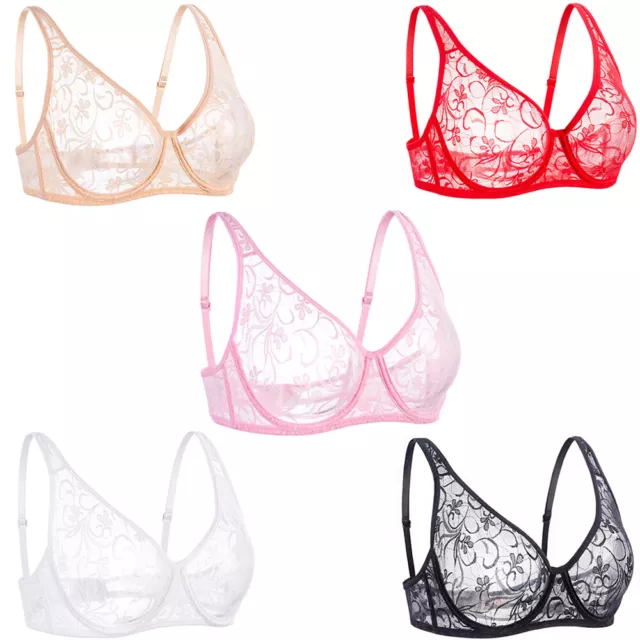 Hot Women Bras Ultra-thin bh Lace Brassiere Underwired Bra Padless Sexy Lingerie