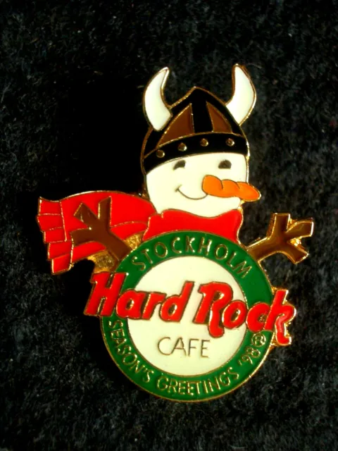 HRC Hard Rock Cafe Stockholm Christmas 1998 Viking Snowman LE500 NEW