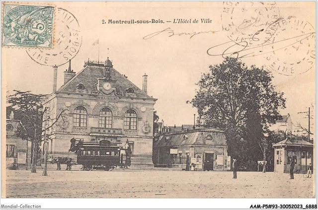 AAMP5-93-0445 - MONTREUIL-SOUS-BOIS - l'hotel de ville