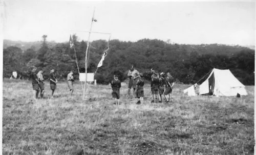 30th willesdon scout troop .1936 original photo