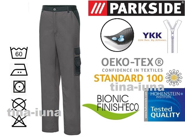 PARKSIDE THERMO THERMAL Work Trousers Warm Fleece Lined Elasticated Waistband 18.99 PicClick UK