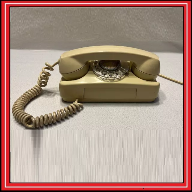 Telefono Fisso GTE Starlite Sip Vintage a DiscoRotella Anni 60 D'Epoca Bianco .