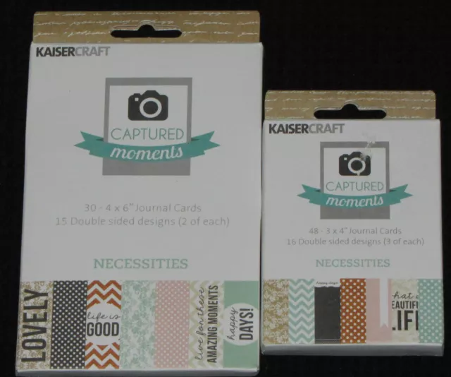 Kaisercraft Captured Moments 'NECESSITIES' Journal (You choose) KAISER *8 left*