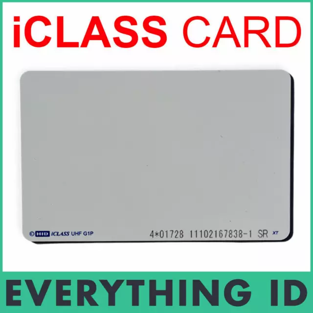 HID iCLASS LEGACY 2K + UHF COMBI ACCESS KEY CARD 6014SGGNAN 13.56 MHz READ WRITE