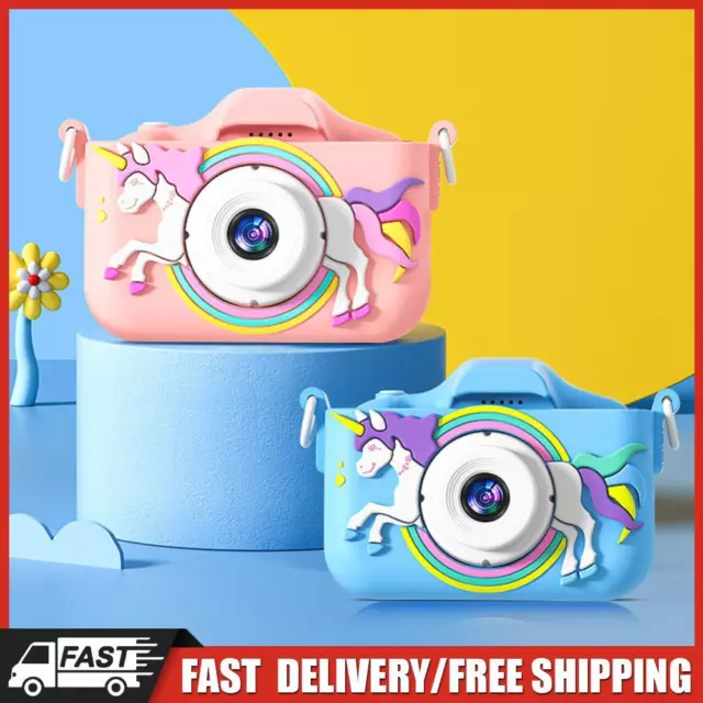 96MP Children Camera Dual Lens 1080P HD Toddler Camera for Boys Girls Age 7-12 D