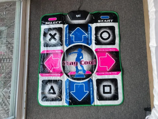 TESTED White PS2 Dance Dance Revolution Mat Pad DPR2 PlayStation 2 DDR RU041
