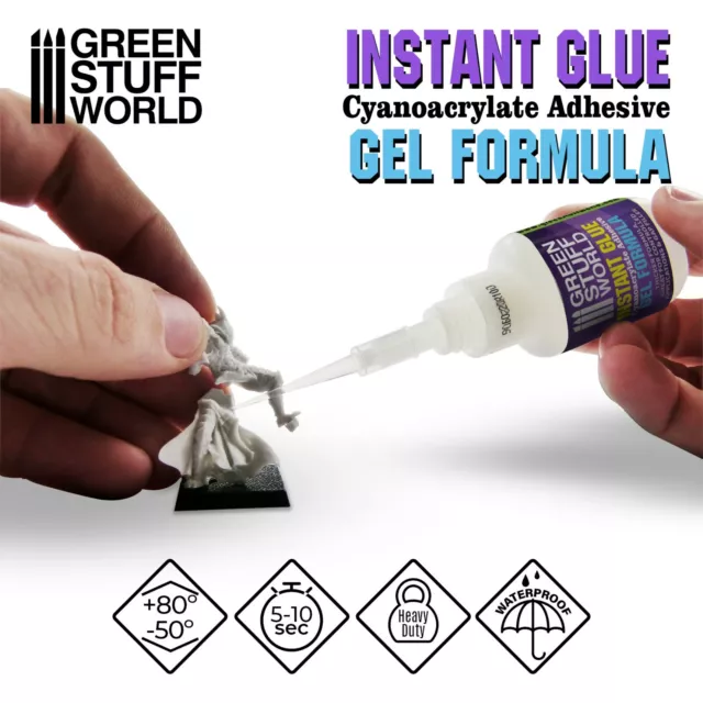 Pegamento Cianocrilato - Formula GEL - Adhesivo Rapido Ciano Super Glue 3