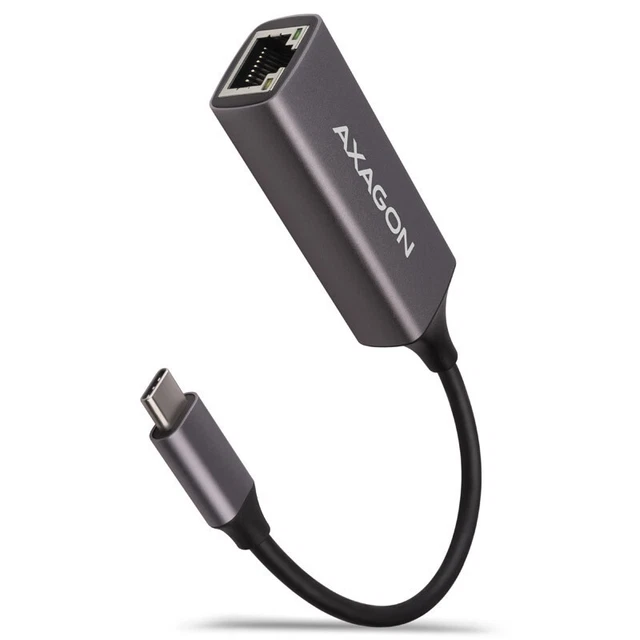 AXAGON ADE-TRC Gigabit Ethernet 10/100/1000 adattatore - USB 3.1 tipo C, grigio titanio