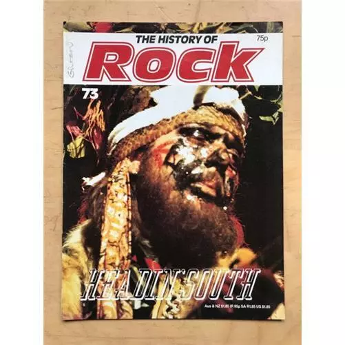 Dr John History Of Rock 73 Magazine 1983 - Dr John Colour Cover + 4 Pages Inside