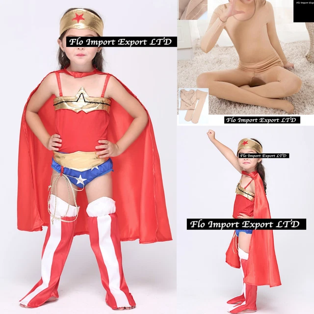 COSTUME CARNEVALE WONDER Girl Super Eroina PS 25798 Costumi Bambina EUR  20,00 - PicClick IT