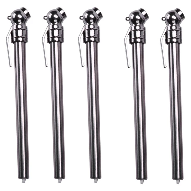 5Er Pack Bleistift Reifen Manometer 5-50 Universal für Motorrad Fahrrad X2R7